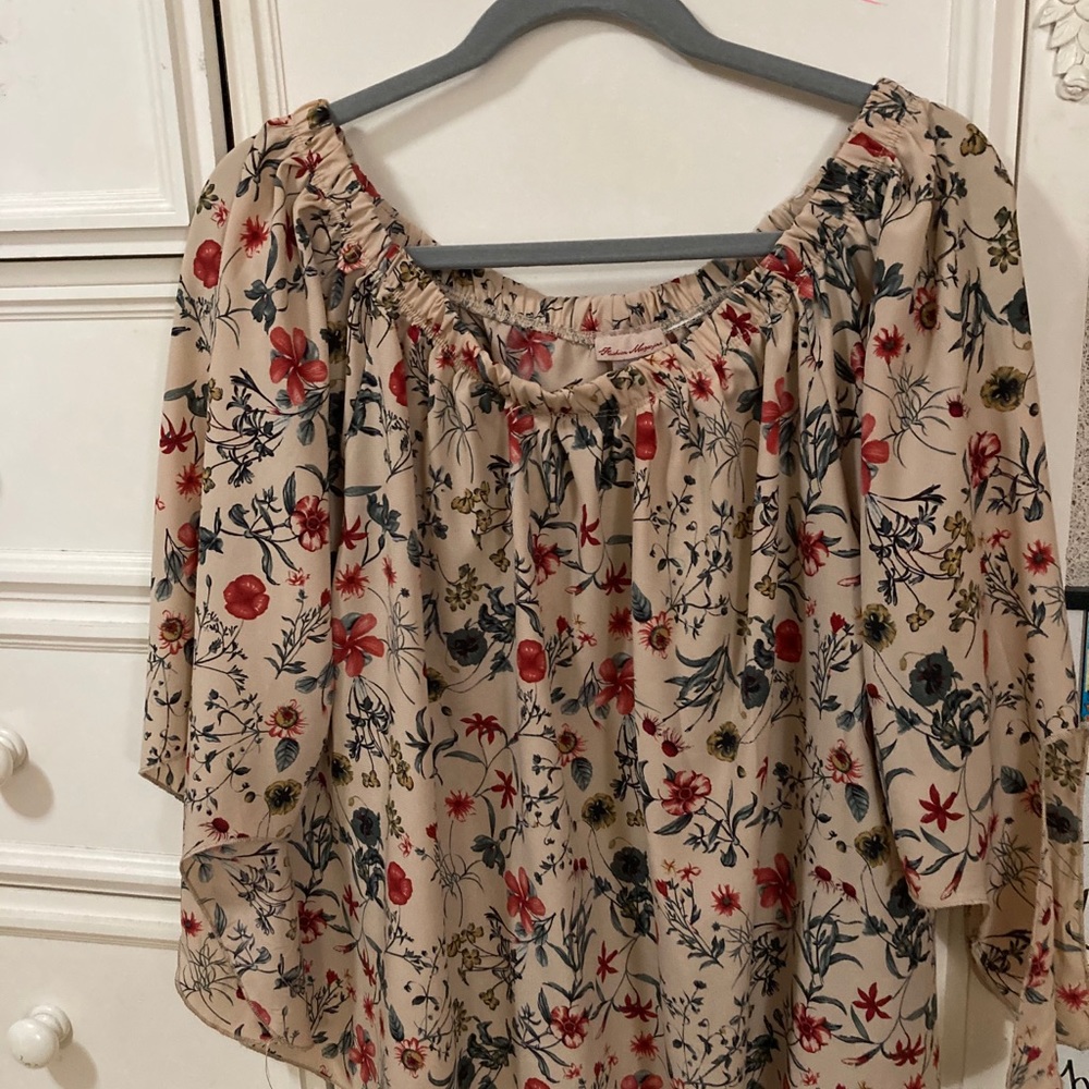Off the shoulder shirt